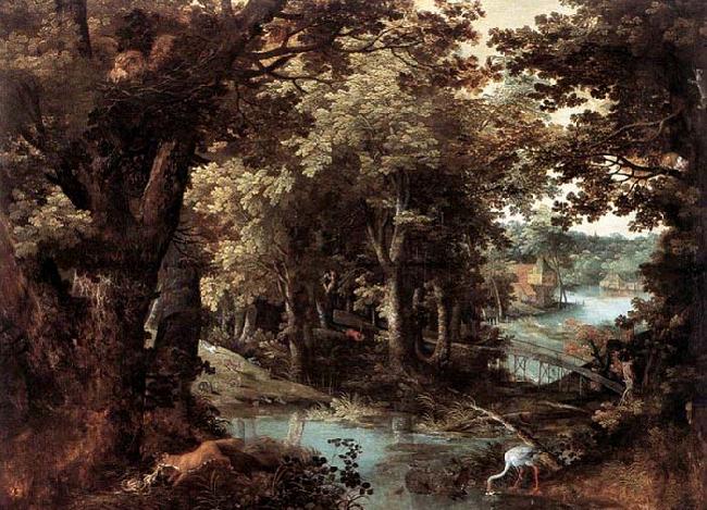 STALBEMT, Adriaan van Landscape with Fables France oil painting art